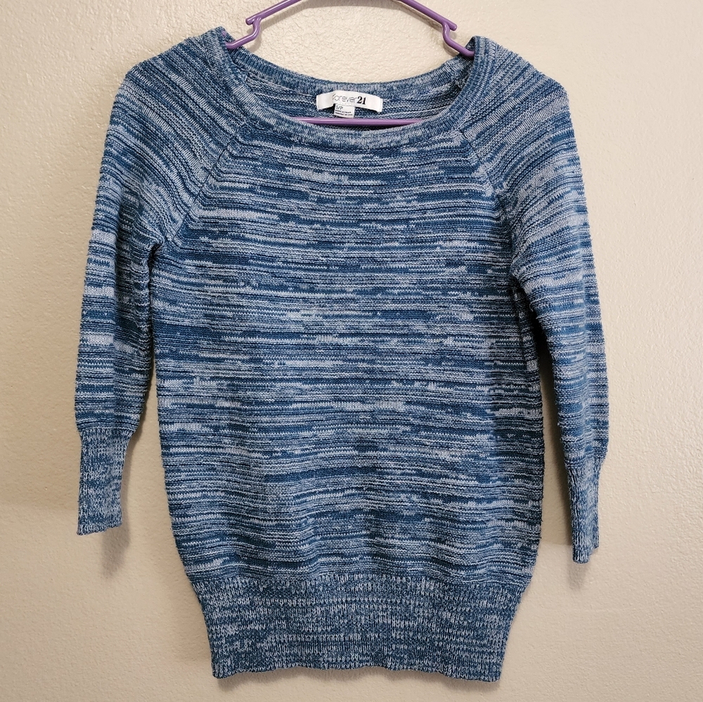 Spliced Woven Knit Sweater Top